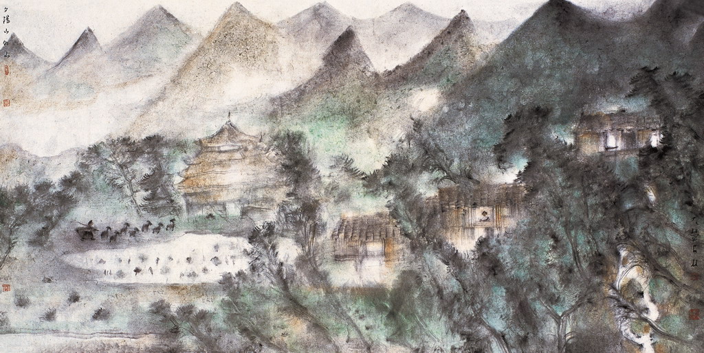 夕阳山外山