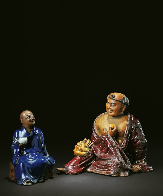 民国 石湾人物一组