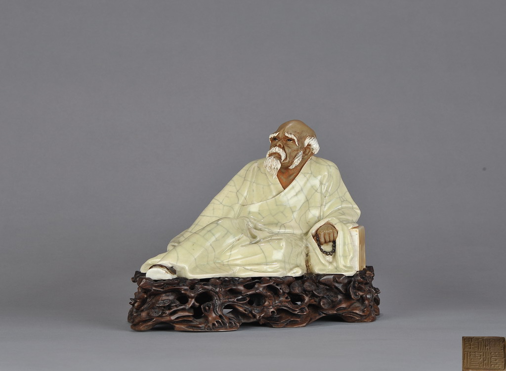刘传作 老人像（精品）