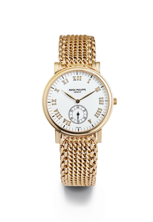 百达翡丽Patek Philippe18K金链带腕表，型号5022/1J