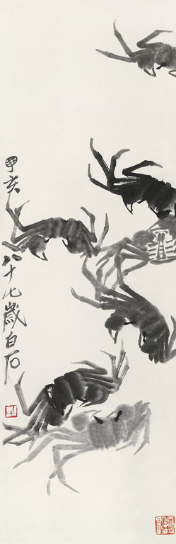 松荫古刹 立轴 设色纸本 