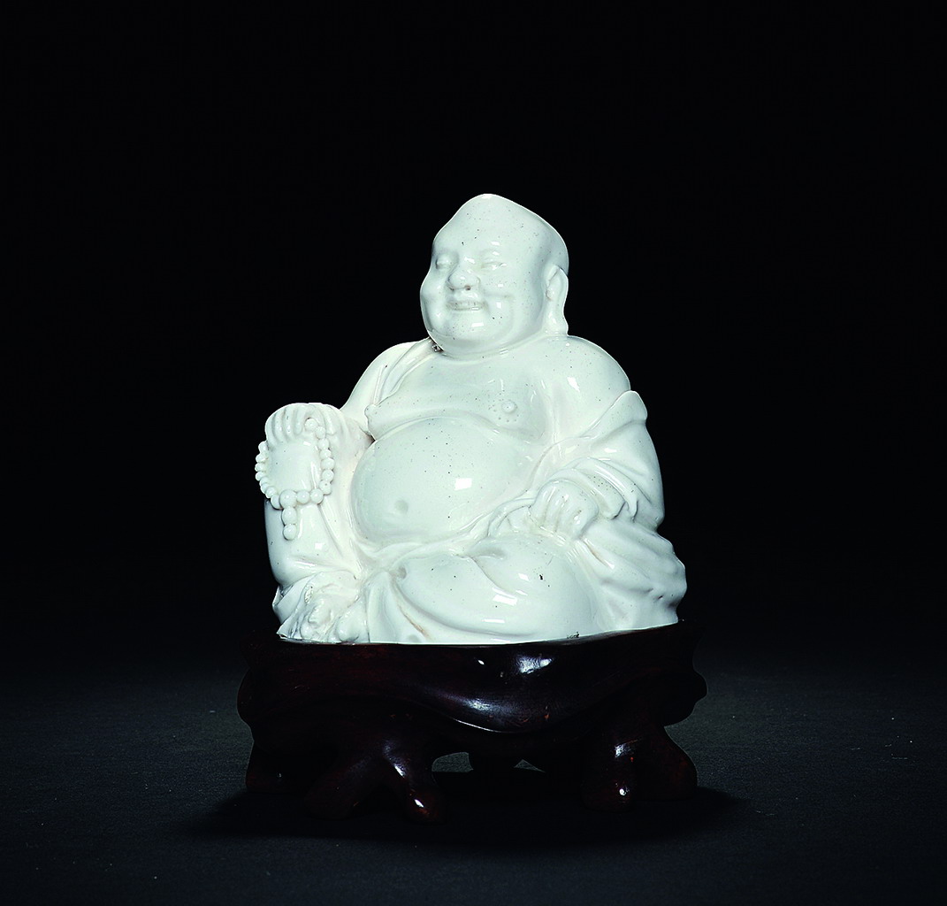 德化弥勒佛（带座）
