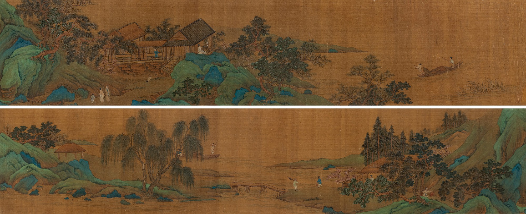 佚名 夏日安居图 手卷